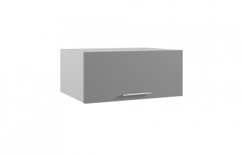 Арка ГПГ 800 шкаф верхний горизонтальный глубокий (Штукатурка белая/корпус Серый) в Тогучине - toguchin.mebel54.com | фото