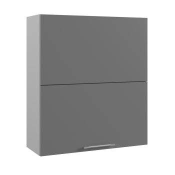 Арка ВПГПМ 800 шкаф верхний с подъемным механизмом высокий (Штукатурка белая/корпус Серый) в Тогучине - toguchin.mebel54.com | фото