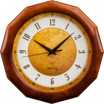 Часы настенные ДС-ДБ28-128 КАРТА в Тогучине - toguchin.mebel54.com | фото