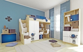 Детская комната Санни (Белый/корпус Клен) в Тогучине - toguchin.mebel54.com | фото