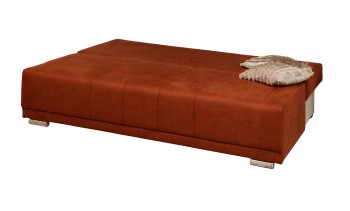 Диван - кровать "Асти" (замша дельта терракота) вариант №2/осн. в Тогучине - toguchin.mebel54.com | фото