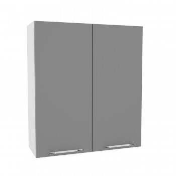 Капри ВП 800 шкаф верхний высокий (Липа белый/корпус Серый) в Тогучине - toguchin.mebel54.com | фото