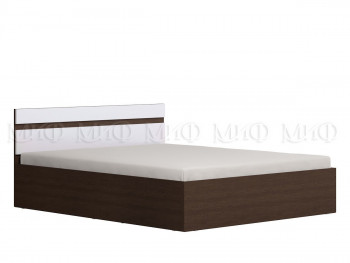 Ким кровать 1,4 (Венге/белый глянец) в Тогучине - toguchin.mebel54.com | фото