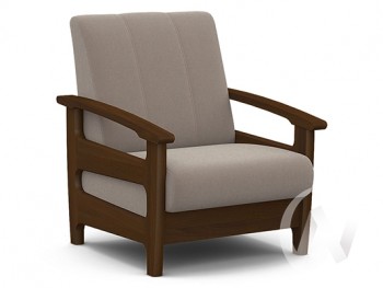 Кресло для отдыха Омега (орех лак/CATANIA COCOA) в Тогучине - toguchin.mebel54.com | фото