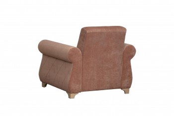 Кресло для отдыха "Порто" (велюр киви корица / микровельвет крем) в Тогучине - toguchin.mebel54.com | фото