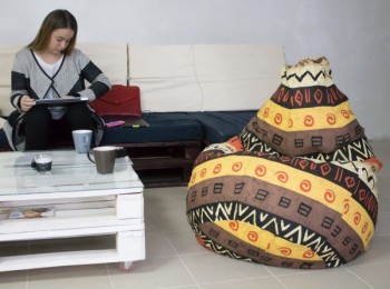 Кресло-груша Большое-Африка в Тогучине - toguchin.mebel54.com | фото