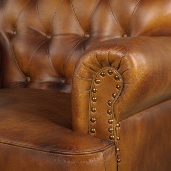 Кресло кожаное Чарльз в Тогучине - toguchin.mebel54.com | фото