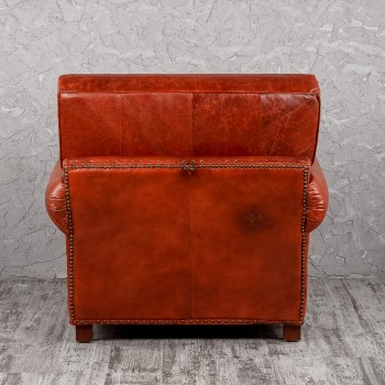 Кресло кожаное Лофт Аристократ (кожа буйвола) в Тогучине - toguchin.mebel54.com | фото