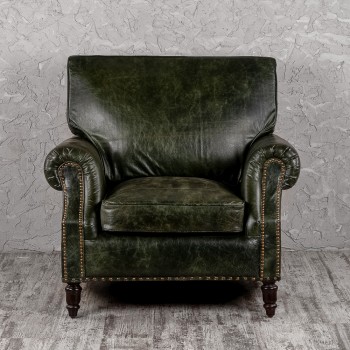 Кресло кожаное Лофт Аристократ (ширина 1070 мм) в Тогучине - toguchin.mebel54.com | фото