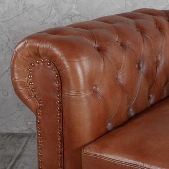 Кресло кожаное Лофт Честер (кожа) в Тогучине - toguchin.mebel54.com | фото