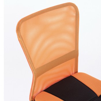 Кресло компактное BRABIX Smart MG-313 (черный, оранжевый) в Тогучине - toguchin.mebel54.com | фото