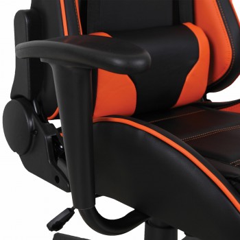 Кресло компьютерное BRABIX GT Racer GM-100 (черный, оранжевый) в Тогучине - toguchin.mebel54.com | фото
