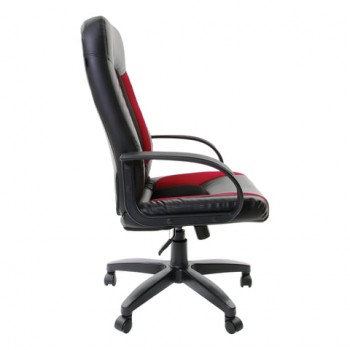 Кресло офисное BRABIX Strike EX-525 (черно-красный) в Тогучине - toguchin.mebel54.com | фото