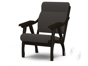 Кресло Вега-10 (венге лак/ULTRA GRAFIT) в Тогучине - toguchin.mebel54.com | фото