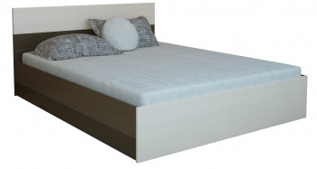 Кровать 0,8м Юнона с настилом (Венге / Дуб) в Тогучине - toguchin.mebel54.com | фото