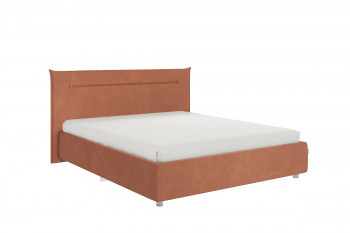 Кровать 1,6 Альба с основанием (Персик велюр) в Тогучине - toguchin.mebel54.com | фото