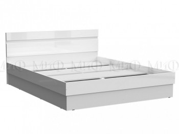 Кровать Челси 1400 (Белый/Белый глянец) в Тогучине - toguchin.mebel54.com | фото