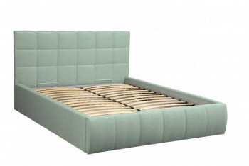 Кровать "Диана" ш. 1400 (Н=1010мм) (жаккард аква) в Тогучине - toguchin.mebel54.com | фото