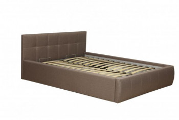 Кровать "Диана" ш. 1400 (Н=1010мм) (жаккард шоколад) в Тогучине - toguchin.mebel54.com | фото