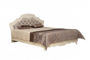 Кровать двойная "Кантри" (вудлайн кремовый/патина/ортопед/1820) в Тогучине - toguchin.mebel54.com | фото