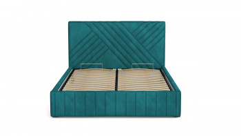 Кровать Гамма ш. 1400 (без основания для хранения) (велюр тенерифе изумруд) в Тогучине - toguchin.mebel54.com | фото