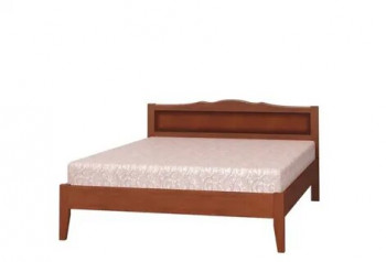 Кровать Карина-7 из массива сосны 1600*2000 Орех в Тогучине - toguchin.mebel54.com | фото