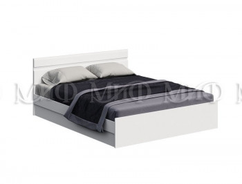 Кровать Нэнси New 1,4м (Белый/белый глянец) в Тогучине - toguchin.mebel54.com | фото