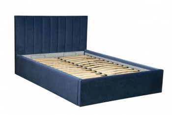 Кровать "Юнона" ш. 1600 (Н=1020мм) (ягуар нэви) в Тогучине - toguchin.mebel54.com | фото