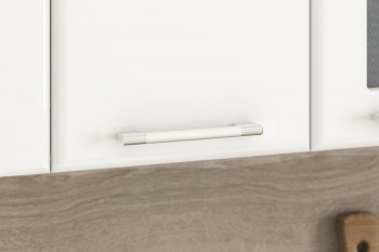 Кухонный гарнитур "Яна 1.6" белый/белый Кофе/зебрано в Тогучине - toguchin.mebel54.com | фото