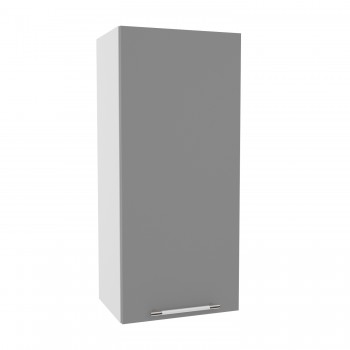 Мелисса ВП 400 шкаф верхний высокий (Графит скин/корпус Серый) в Тогучине - toguchin.mebel54.com | фото