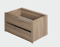 Модуль с ящиками для 2-х дверного шкафа Локер 388/776/471 Дуб Сонома в Тогучине - toguchin.mebel54.com | фото