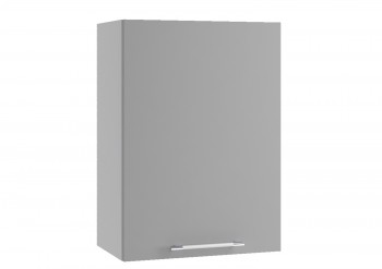 Монца П 500 шкаф верхний (Белый софт/корпус Серый) в Тогучине - toguchin.mebel54.com | фото