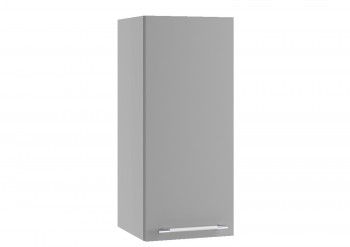 Монца ВП 300 шкаф верхний высокий (Белый софт/корпус Серый) в Тогучине - toguchin.mebel54.com | фото