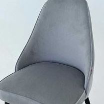 Набор стульев Милан 2 шт (серый велюр/черный) в Тогучине - toguchin.mebel54.com | фото