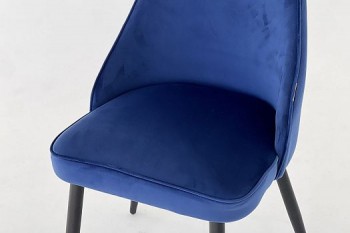 Набор стульев Милан 2 шт (синий велюр/белый) в Тогучине - toguchin.mebel54.com | фото