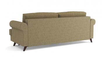 Оливер / диван - кровать 3-х местн. (еврокнижка) (велюр велутто коричневый 23 в Тогучине - toguchin.mebel54.com | фото
