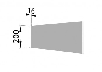 Панель торцевая АНП Ройс (для антресоли) Белый софт в Тогучине - toguchin.mebel54.com | фото