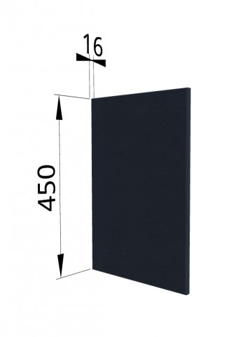 Панель торцевая (для шкафа горизонтального высокого) ВПГ Квадро (Черника) в Тогучине - toguchin.mebel54.com | фото