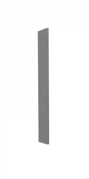 Панель торцевая (для шкафа верхнего торцевого высокого) ВПТ 400 Лофт (Штукатурка серая) в Тогучине - toguchin.mebel54.com | фото