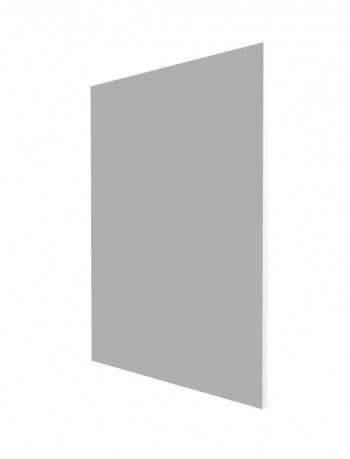 Панель торцевая С Ройс (для шкафов нижних) Белый софт в Тогучине - toguchin.mebel54.com | фото