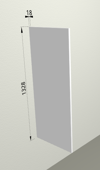 Панель ТП14 (для пеналов) Белый в Тогучине - toguchin.mebel54.com | фото