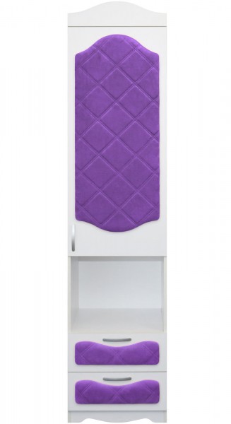 Пенал с ящиками серии Иллюзия 32 Фиолетовый в Тогучине - toguchin.mebel54.com | фото