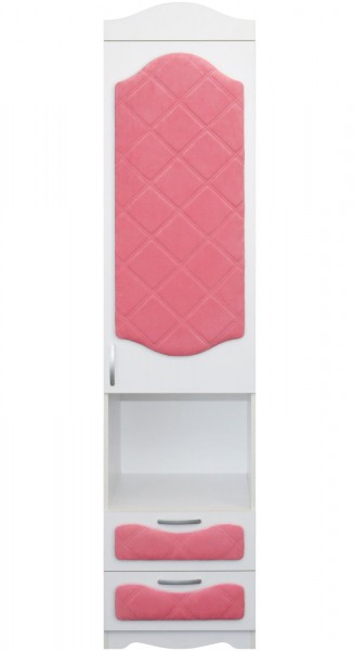 Пенал с ящиками серии Иллюзия 89 Розовый в Тогучине - toguchin.mebel54.com | фото