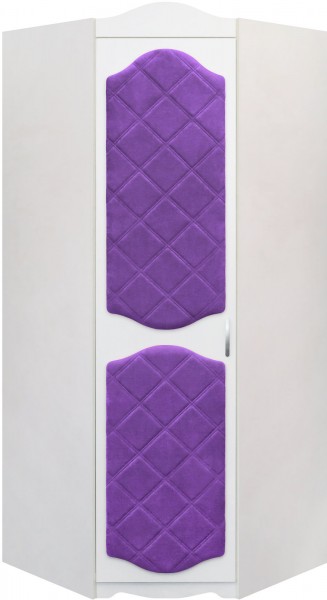 Шкаф угловой Иллюзия 32 Фиолетовый в Тогучине - toguchin.mebel54.com | фото