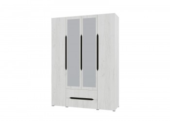 Шкаф 4-х створчатый с ящиками и зеркалами Вега (Прованс) в Тогучине - toguchin.mebel54.com | фото
