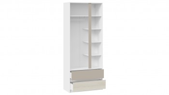 Шкаф для одежды комбинированный «Сканди» Дуб Гарден/Белый/Глиняный серый в Тогучине - toguchin.mebel54.com | фото