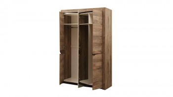 Шкаф для одежды "Лючия" (3-х дв.) (кейптаун/зеркало) в Тогучине - toguchin.mebel54.com | фото