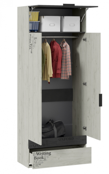 Шкаф комбинированный для одежды «Оксфорд-2» в Тогучине - toguchin.mebel54.com | фото