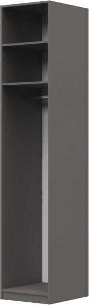 Шкаф ШР-1 зеркало, левый, Вива (Латте/Мокко Глянец/Тестиль) в Тогучине - toguchin.mebel54.com | фото