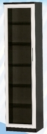 Шкаф средний со стеклодверью ДЛЯ ГОСТИНОЙ ШСС-450 Венге/Дуб выбеленный в Тогучине - toguchin.mebel54.com | фото